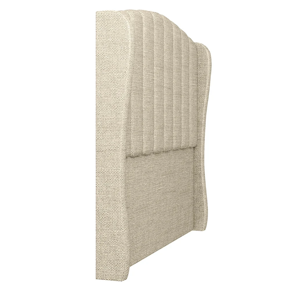 Cabeceira Casal Queen Cama Box 160cm Glenda Z04 Linho Bege - Mpozenato