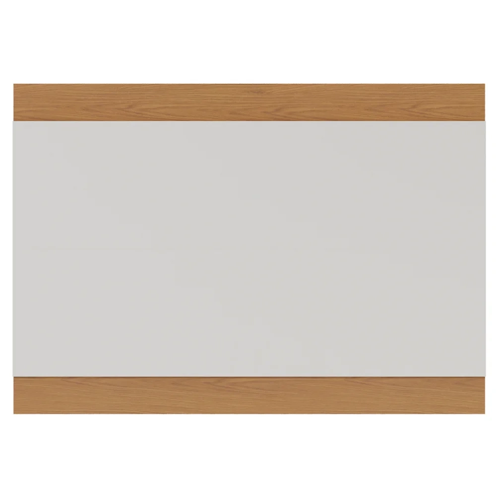 Painel para TV 75 Pol Chile e Rack Bancada Itália C05 Freijó/Off White Matte - Mpozenato