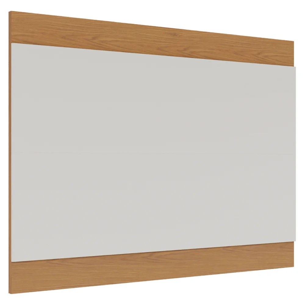 Painel para TV 75 Pol Chile e Rack Bancada Itália C05 Freijó/Off White Matte - Mpozenato