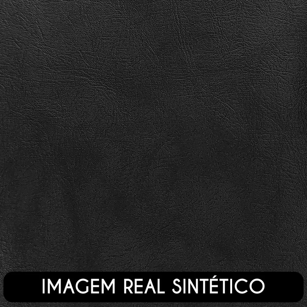 Poltrona Decorativa Orgânica para Sala Belarus Z08 Sintético Preto - Mpozenato