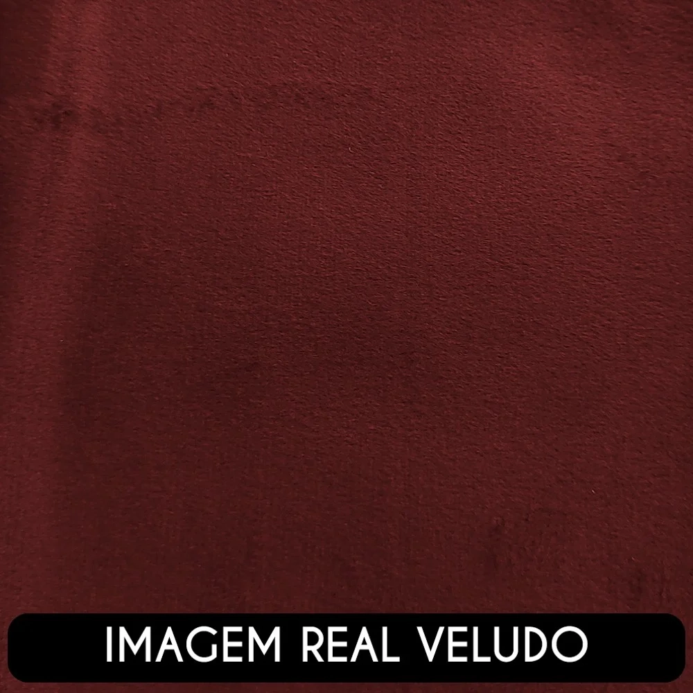 Poltrona Decorativa Orgânica para Sala Kit 2 Belarus Z08 Veludo Vermelho - Mpozenato