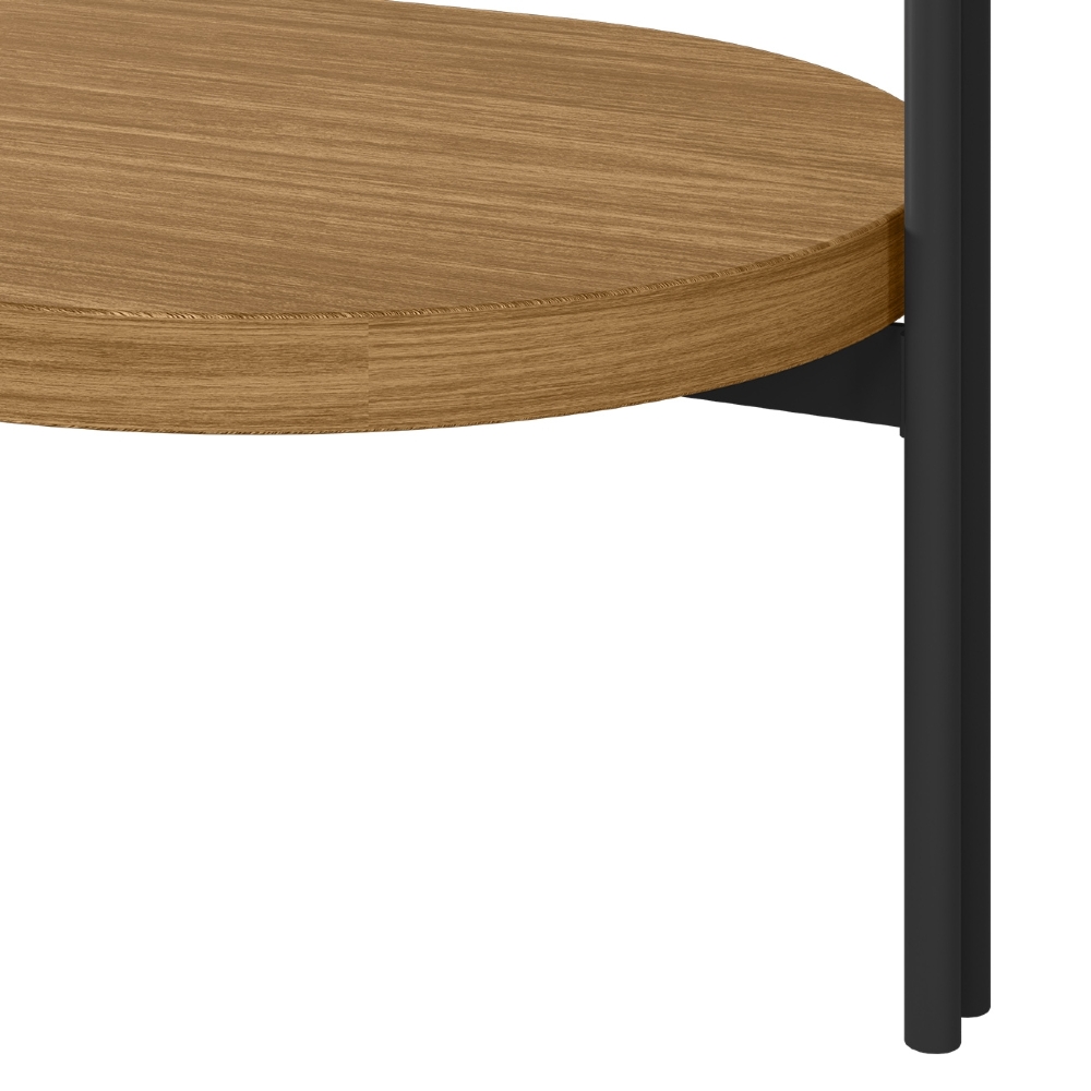 Aparador e Mesa de Centro Estilo Industrial Ville Caramelo L06 - Mpozenato