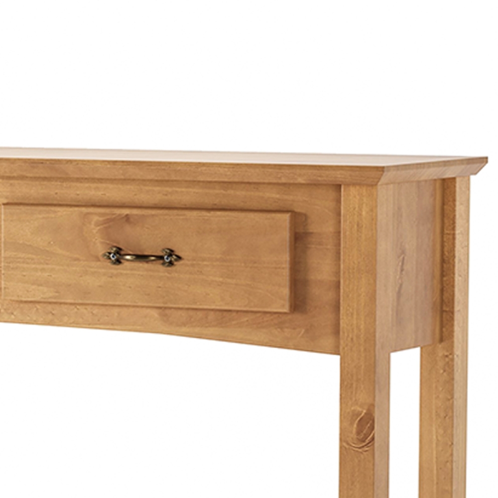 Aparador Sala de Estar 132cm Madeira 2 Gavetas Hazel Carvalho Z25 - Mpozenato