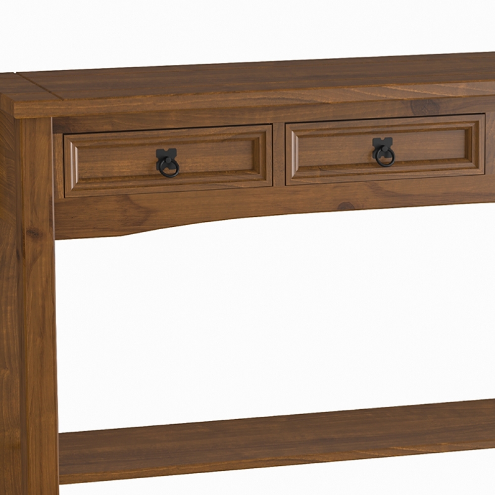 Aparador Sala de Estar 128cm Madeira 3 Gavetas Henry Imbuia Fosco Z25 - Mpozenato