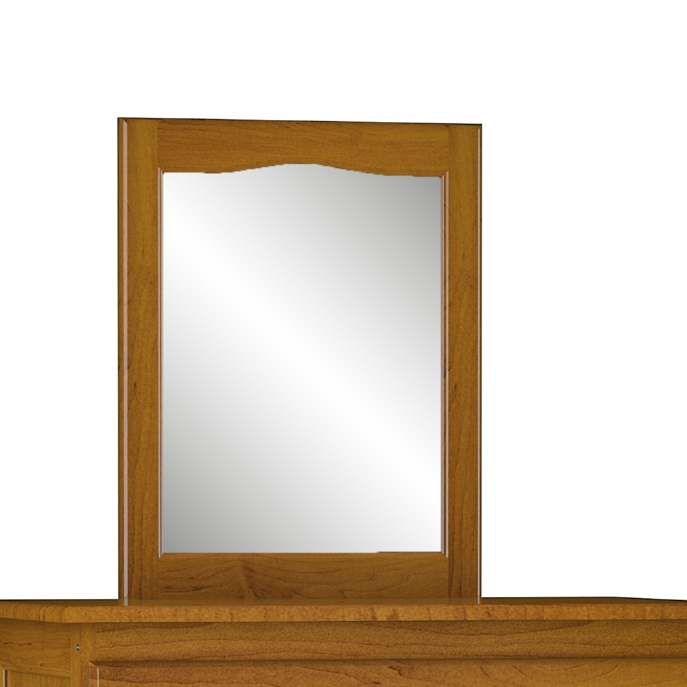 Cômoda Quarto 82cm Madeira Com Espelho 4 Gavetas Carl Imbuia Z25 - Mpozenato