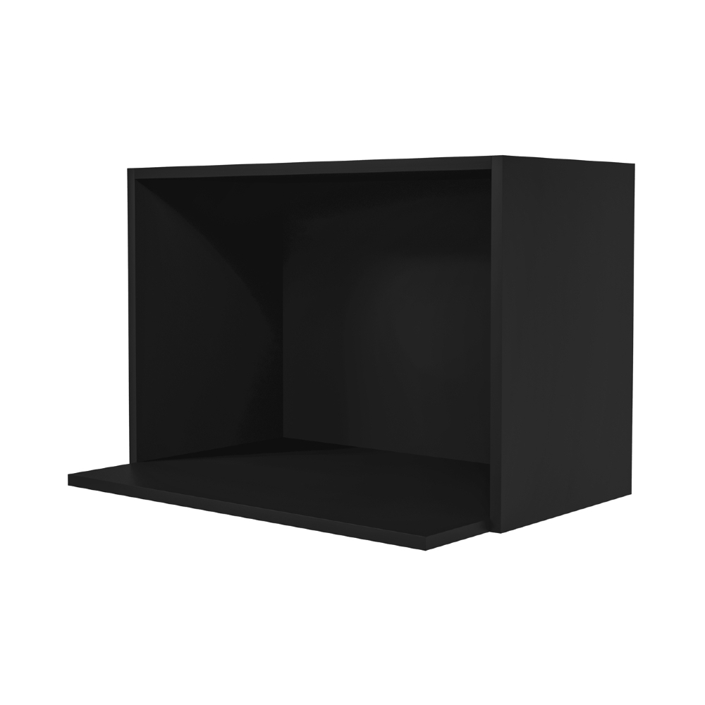 Suporte Microondas e Forno Elétrico Aéreo 60cm Itália Preto - Lumil