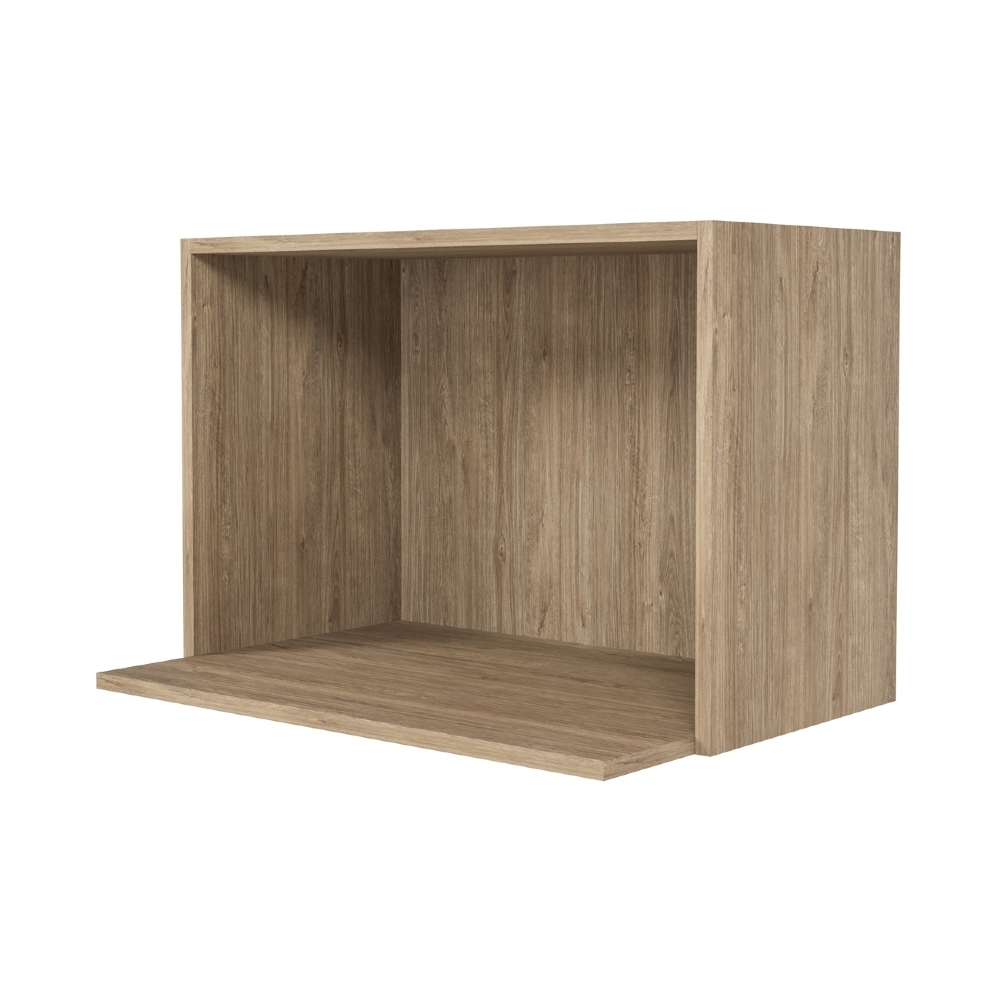 Suporte Microondas e Forno Elétrico Aéreo 60cm Itália Castanho - Lumil