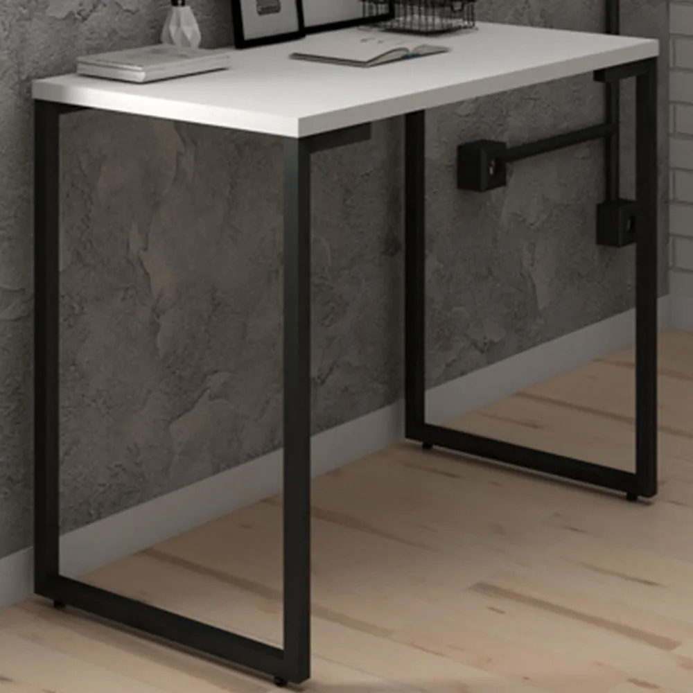 Mesa Para Computador Escrivaninha Porto 120cm Z34 Branco - Mpozenato