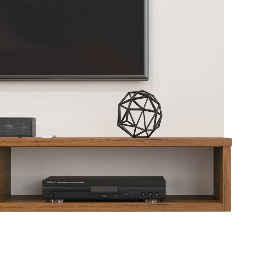 Painel Para Tv Até 60 Polegadas Bento D04 Freijó/Off White - Mpozenato