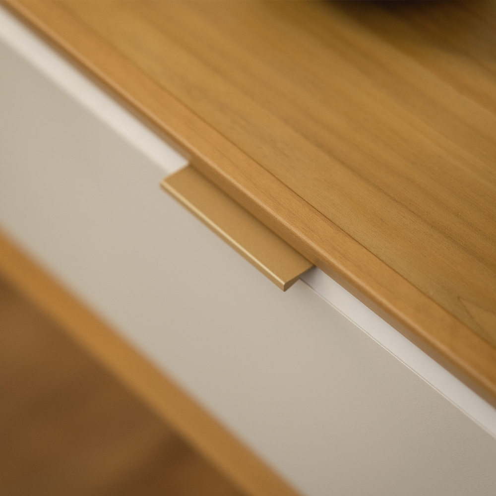 Painel TV 75 Pol 179cm Bancada Suspensa Aruba Jequitibá/Off L06 - Mpozenato