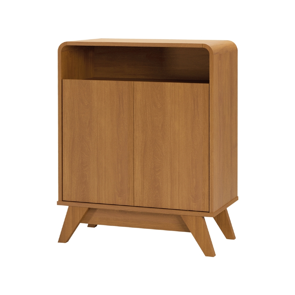 Buffet Aparador 65cm 2 Portas Orgânico Marlo Nature Z56     - Mpozenato