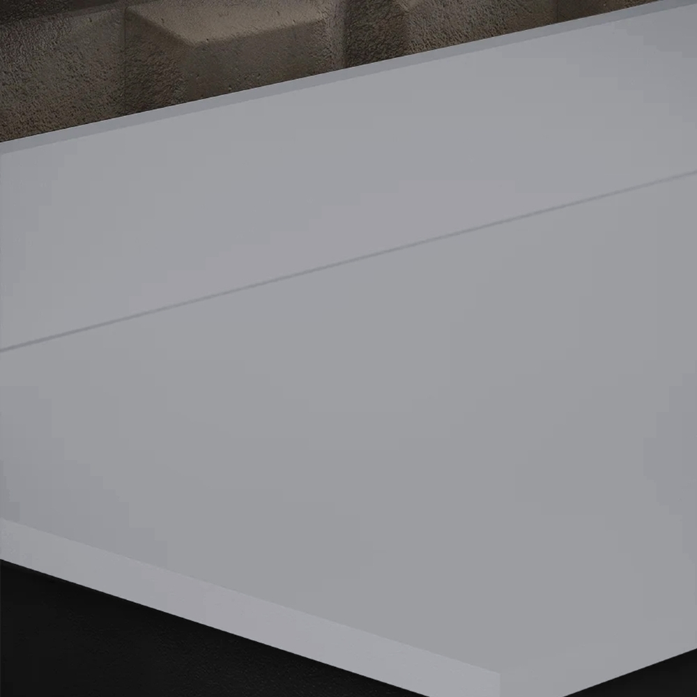 Tampo Para Balcão de Cozinha 150cm MDP Cinza Claro - Lumil