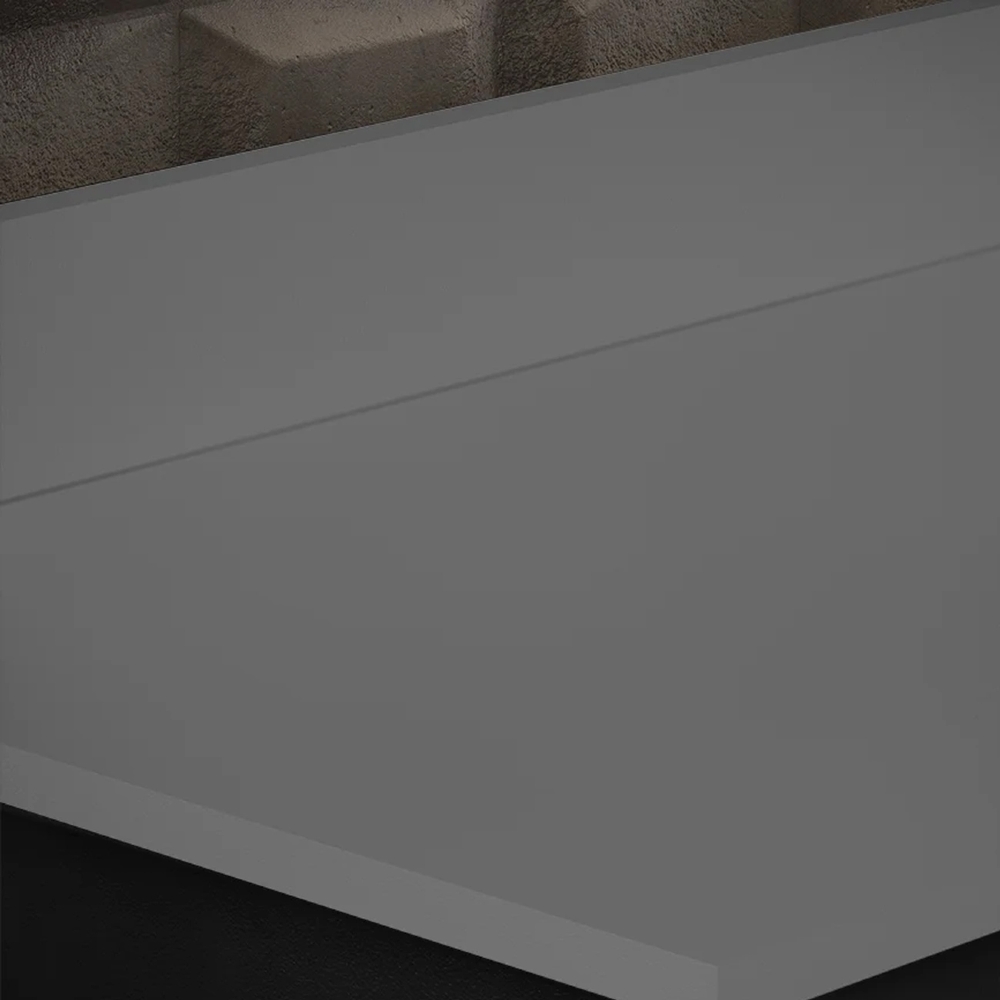 Tampo Para Balcão de Cozinha 180cm MDP Cinza - Lumil