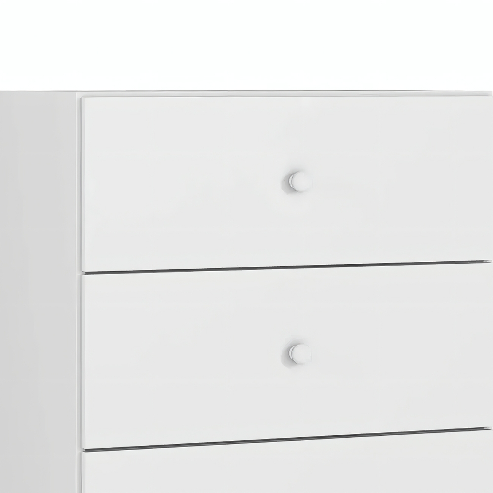 Cômoda Infantil 3 Gavetas 1133 Louise Branco - AJL Móveis