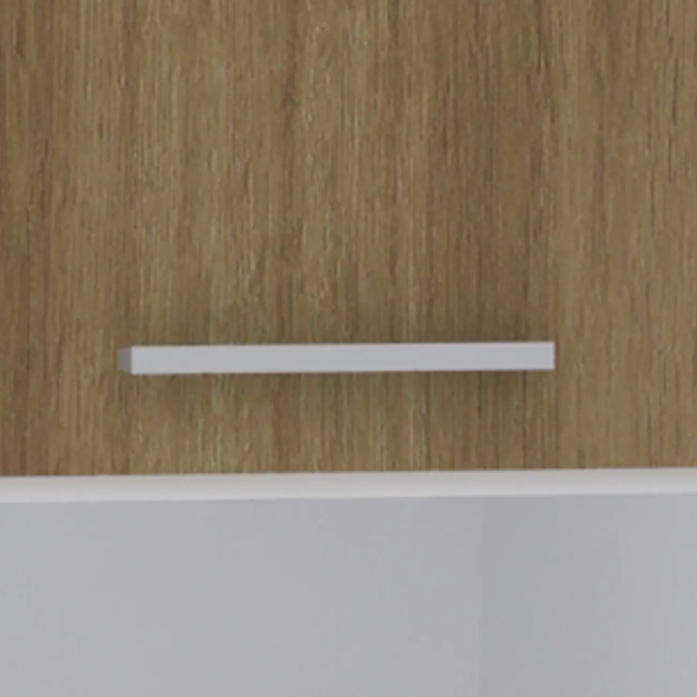 Guarda Roupa Casal Modulado CP07 Taiga Branco L01 - Mpozenato