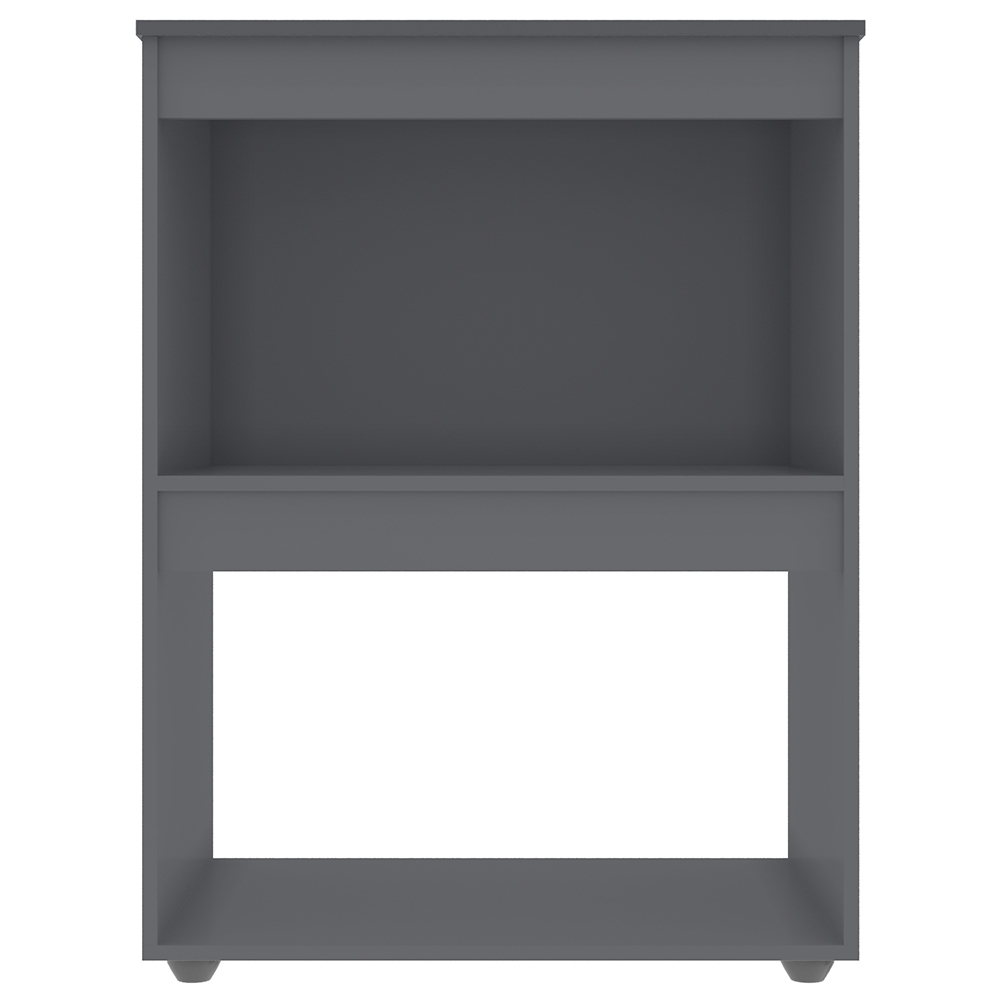 Balcão Para Cooktop e Forno Microondas 75cm Adriana Cinza - AJL Móveis