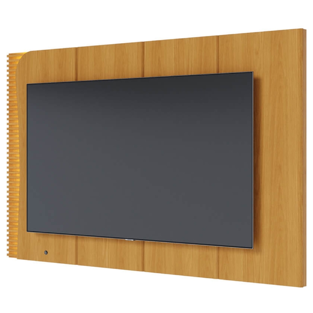 Painel TV 65 Pol Suspenso 217cm Com LED Dante Naturale C05 - Mpozenato