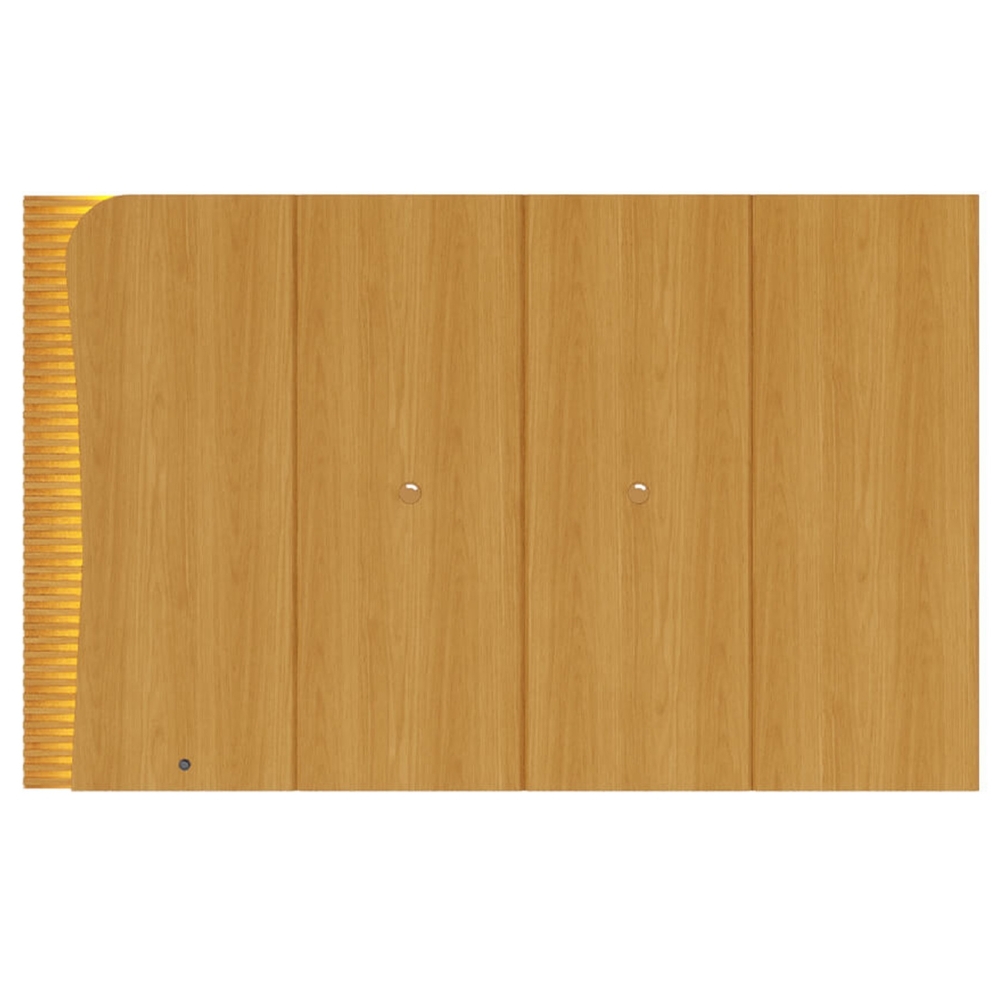 Painel TV 65 Pol Suspenso 217cm Com LED Dante Naturale C05 - Mpozenato