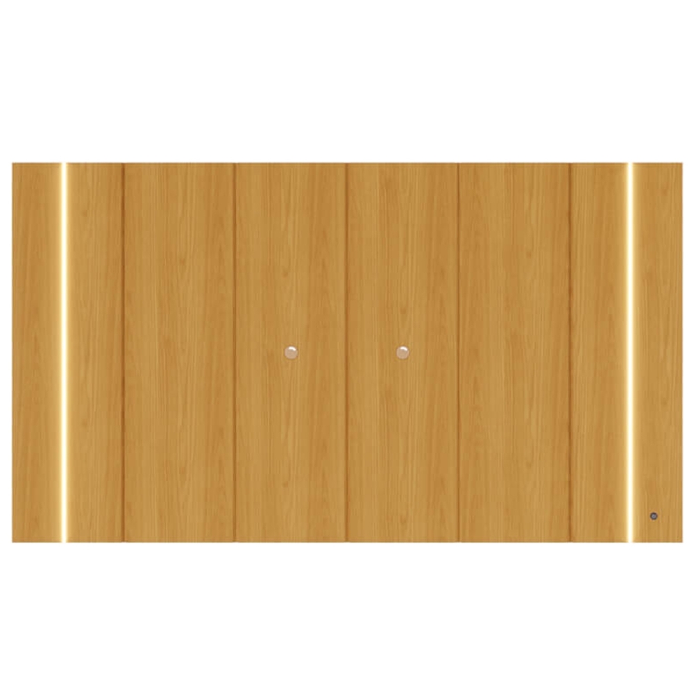 Painel TV 75 Pol Suspenso 240cm Com LED Gior Naturale C05 - Mpozenato