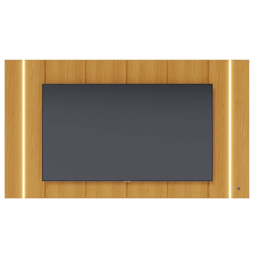 Painel TV 75 Pol Suspenso 240cm Com LED Gior Naturale C05 - Mpozenato