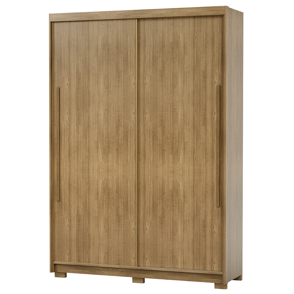 Guarda Roupa Casal 164cm Zane Nature/Fendi Flex V02 - Mpozenato