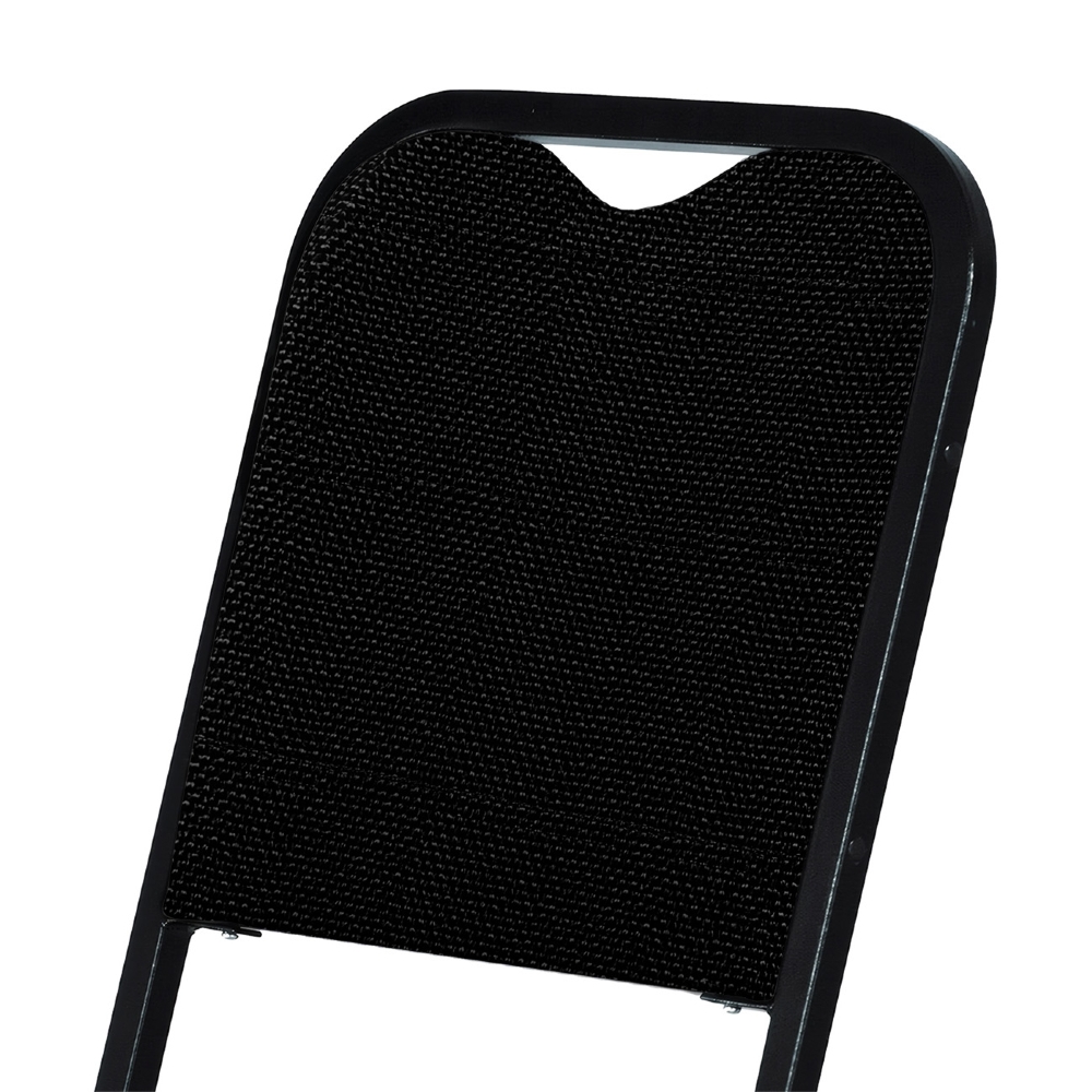 Cadeira Hoteleira Auditório Empilhável Letty Linho Preto Z33 - Mpozenato