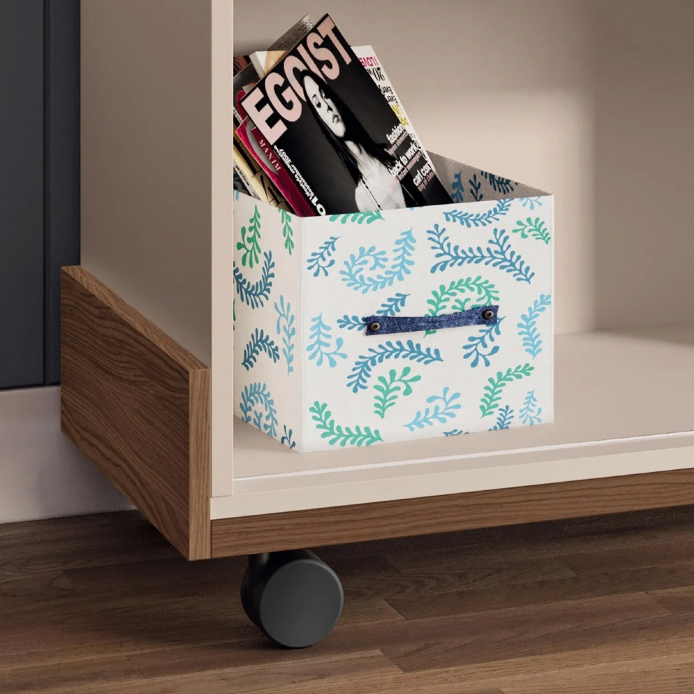 Rack Bancada de TV 50 Pol 136cm Graci Castanho/Off White - HB Móveis