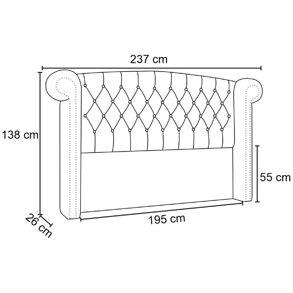 Cabeceira Cama Box Casal King 195cm Provença com Calçadeira Vêneto Z37 Veludo Azul Marinho - Mpozenato