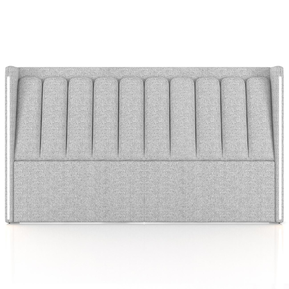 Cabeceira Cama Queen 160cm Luara Linho Cinza Claro Z37 - Mpozenato