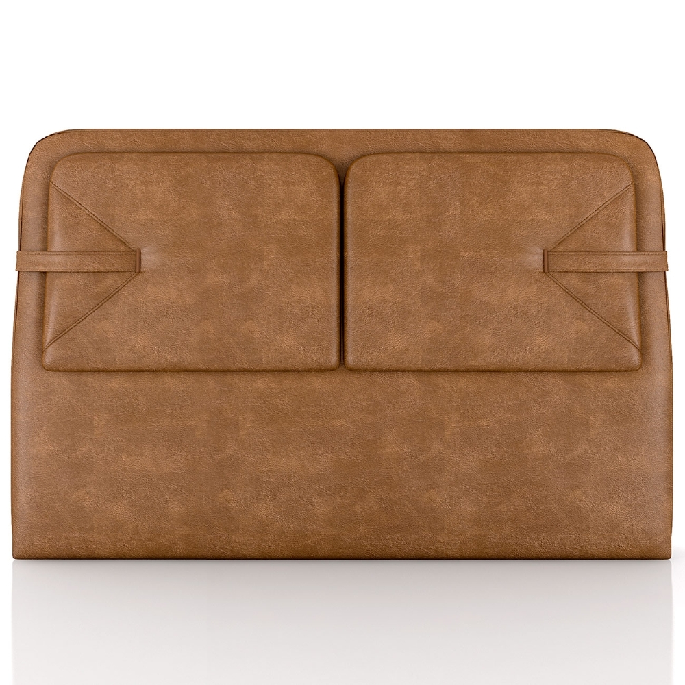 Cabeceira Cama Queen 160cm Nalu Sintético Caramelo Z37 - Mpozenato