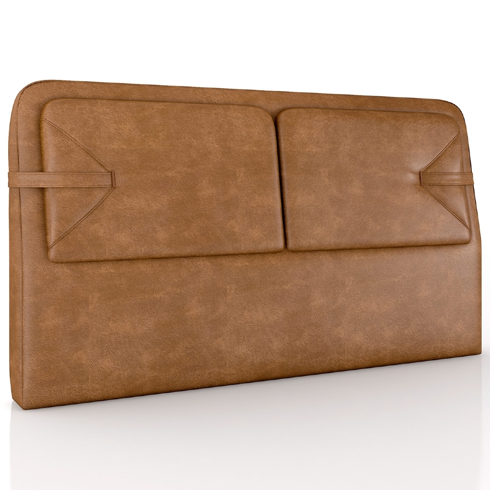 Cabeceira Cama King 195cm Nalu Sintético Caramelo Z37 - Mpozenato