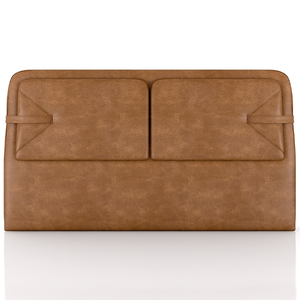 Cabeceira Cama King 195cm Nalu Sintético Caramelo Z37 - Mpozenato