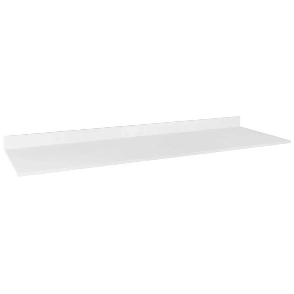 Armário Aéreo Panamá e Balcão Gabinete 160cm com Tampo Áustria Branco - Lumil