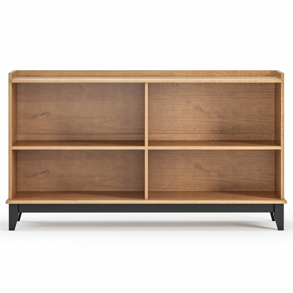 Buffet Aparador 152cm 4 Portas Storage Carvalho/Preto Z25 - Mpozenato