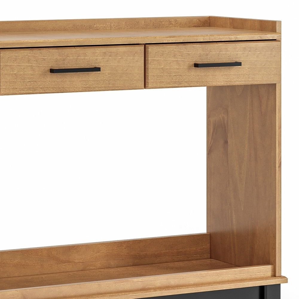 Aparador Sala 135cm e Cristaleira Storage Carvalho/Preto Z25 - Mpozenato