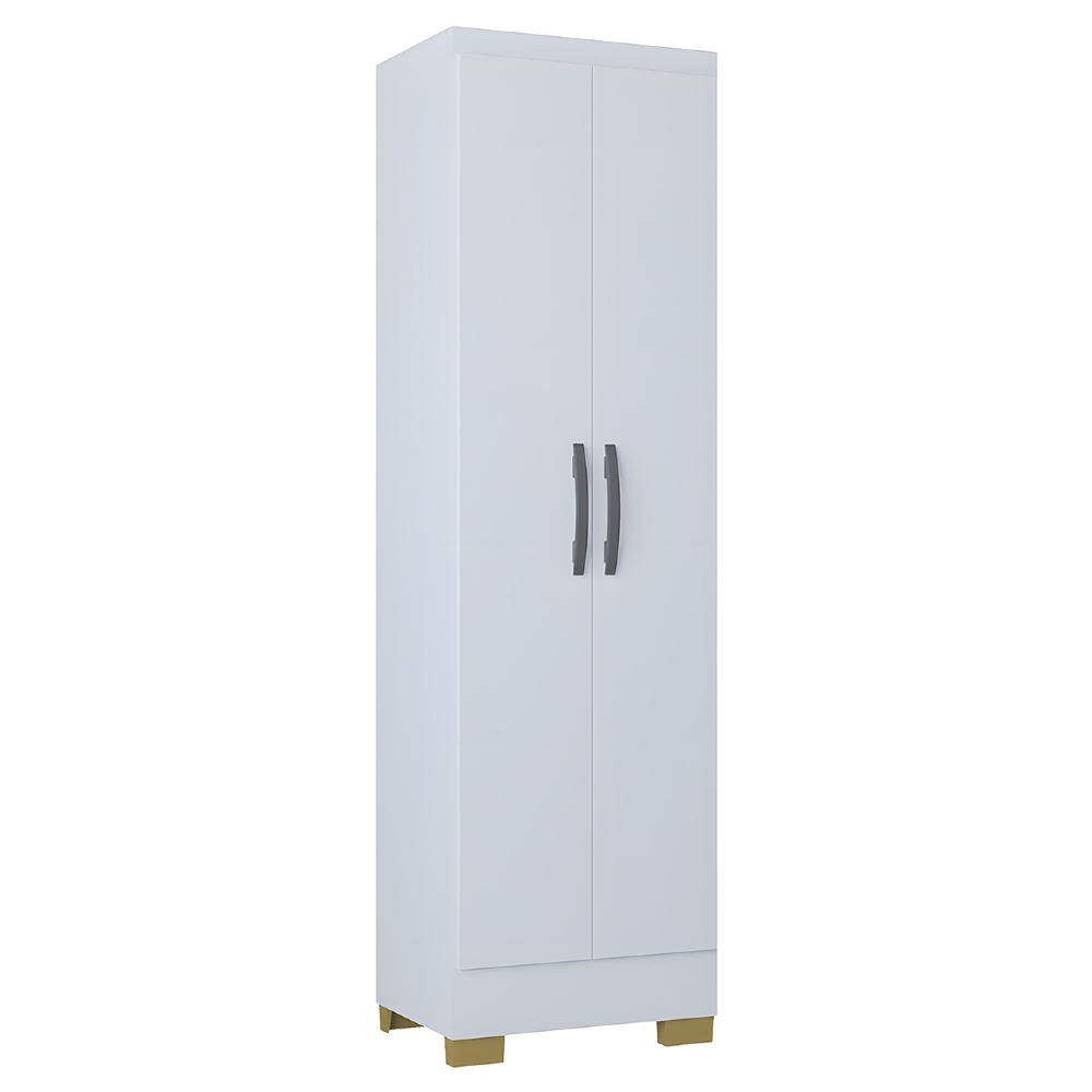 Armário Multiuso 52cm 2 Portas Muniz Z46 Branco - Mpozenato