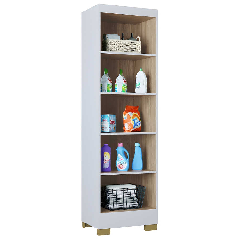 Armário Multiuso 52cm 2 Portas Muniz Z46 Branco - Mpozenato