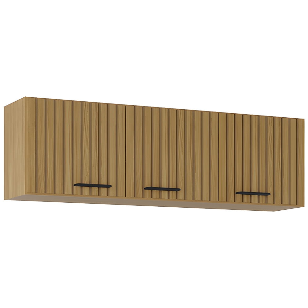 Armário de Cozinha Aéreo 120cm Classic Ripado Damasco Z46 - Mpozenato