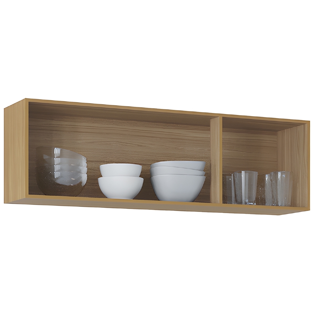 Armário de Cozinha Aéreo 120cm Classic Ripado Damasco Z46 - Mpozenato