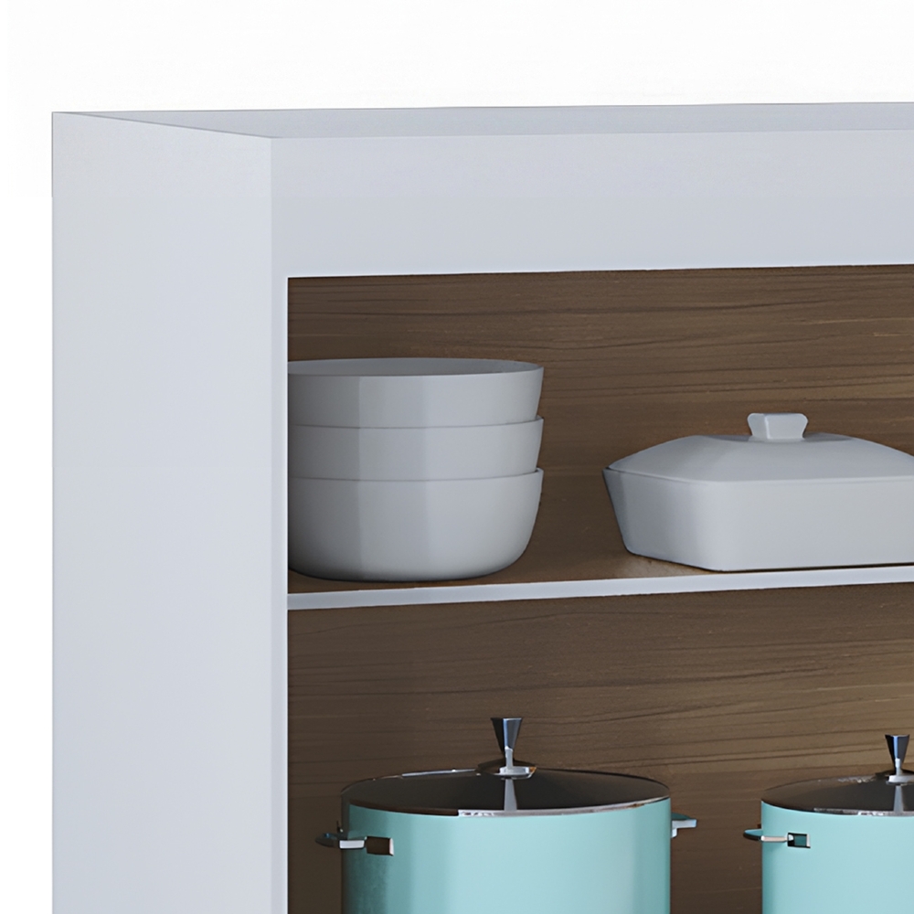Armário de Cozinha CP01 Sem Tampo Classic Z46 Branco - Mpozenato