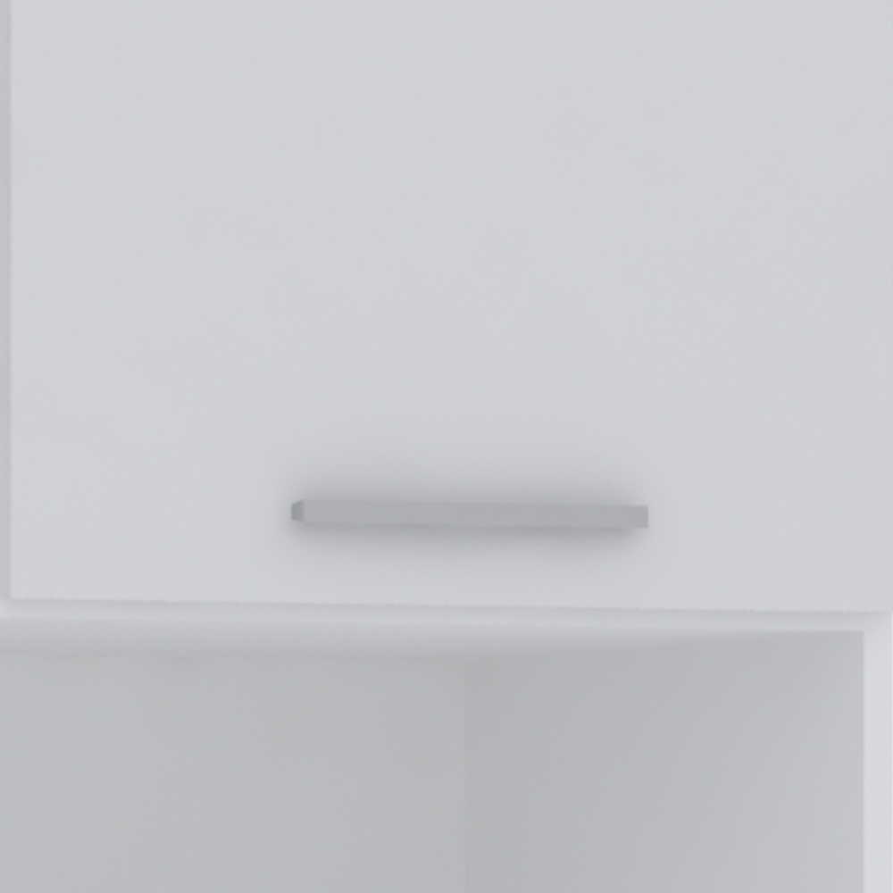 Guarda Roupa Casal Modulado CP07 Taiga Branco/Cinnamon L01 - Mpozenato