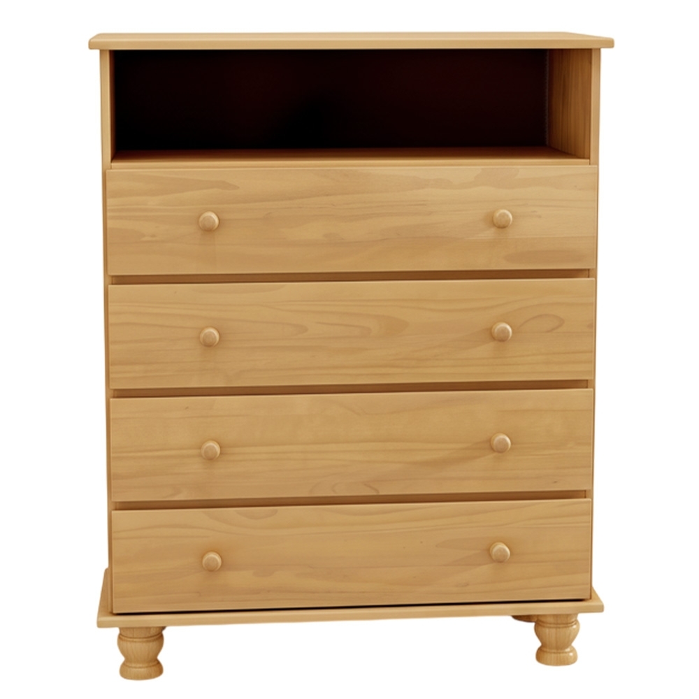 Cômoda Quarto 97cm 4 Gavetas Madeira Maciça Conor Mel B11 - Mpozenato