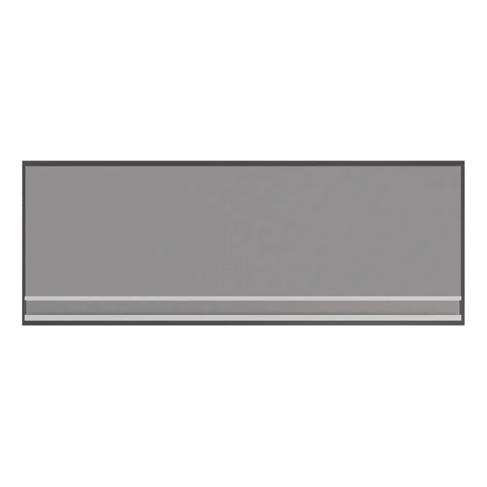 Armário de Cozinha Modulado de Canto 7 Peças CP24 com Pia Inox Preto/Cinza - Lumil