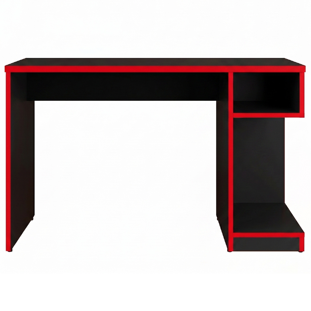 Mesa Para Computador Notebook Gamer X Preto/Vermelho - Fit Mobel