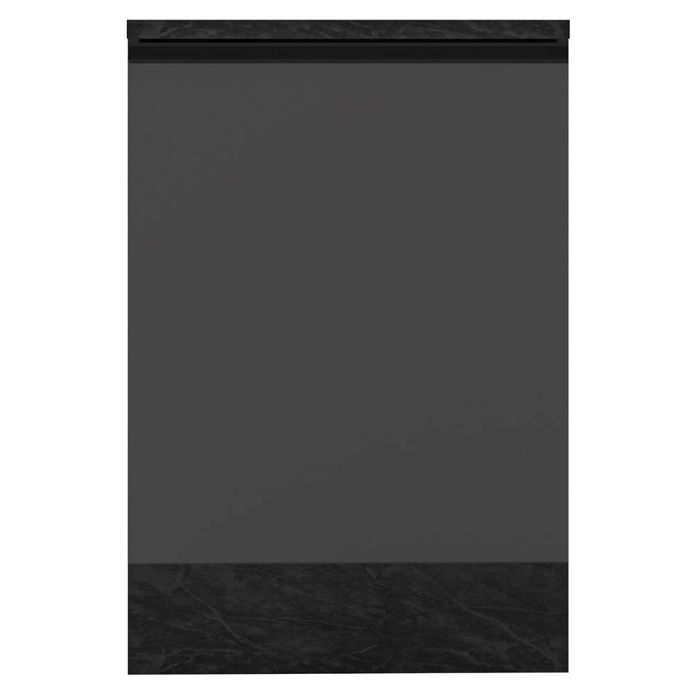 Balcão de Cozinha 58cm 1 Porta Grace Grafite Z44            - Mpozenato