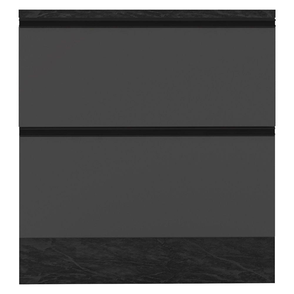 Balcão de Cozinha Cooktop 80cm Grace Grafite Z44            - Mpozenato