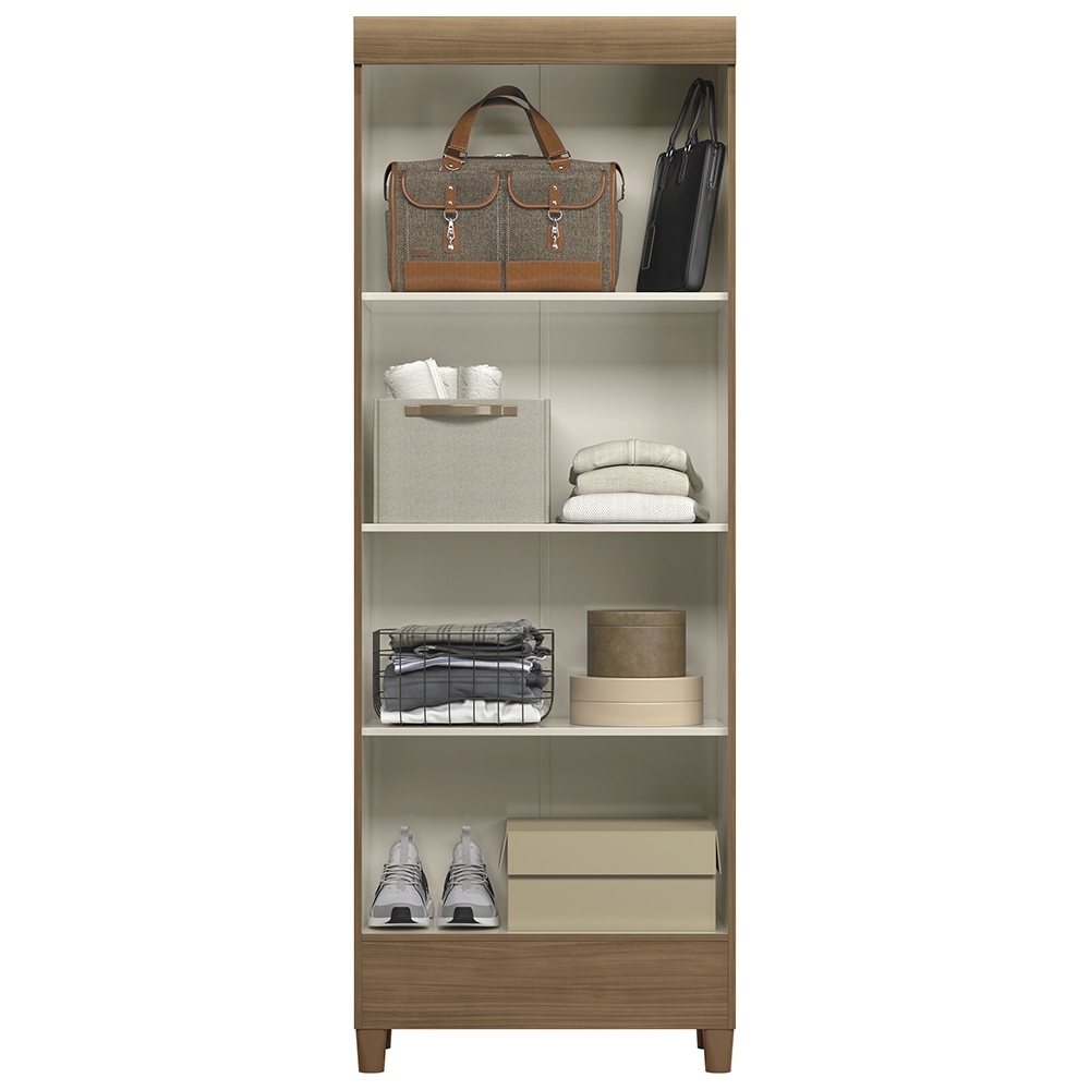 Armário Multiuso 60cm 2 portas Thales Jequitibá S01 - Mpozenato