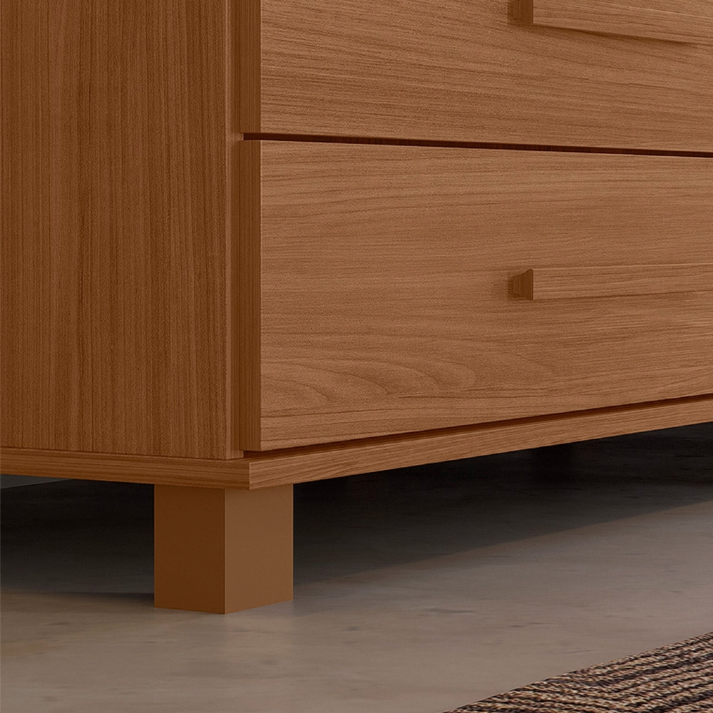 Guarda Roupa Casal 192cm 11 Portas Com Espelho Tóquio Jatobá S01 - Mpozenato