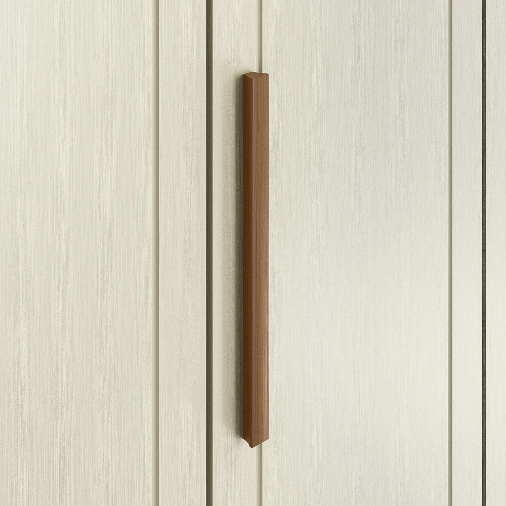 Guarda Roupa Casal 192cm 11 Portas Com Espelho Tóquio Jatobá/Areia S01 - Mpozenato