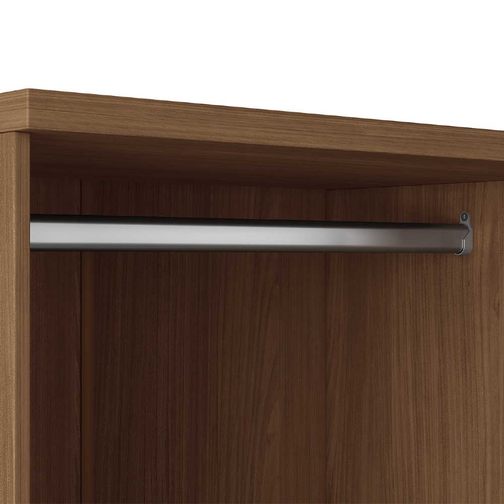 Cômoda Quarto 131cm 5 Gavetas 2 Portas Valenza Jatobá S01 - Mpozenato